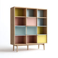 Regal do przechowywania w przestrzeni biurowej z płyty MDF - 80 x 30 x 120