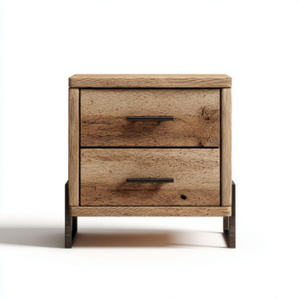 Stolik kawowy z drewna dębowego do salonu - 45 x 40 x 50